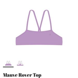 NWT Medium BoutineLA Mauve Rover Bikini Top - Never Worn!